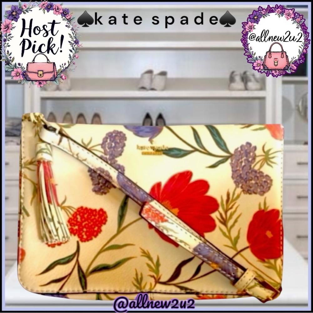 Kate Spade Women's Kingston Drive Blossom Alessa Crossbody Off White Floral